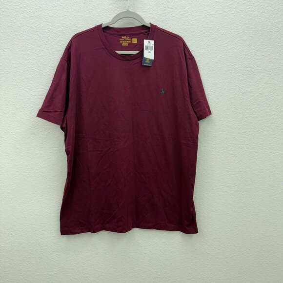 Polo Ralph Lauren Other - Polo Ralph Lauren Classic Pony Wine Short Sleeve Cotton T Shirt Mens sz 1XB NEW